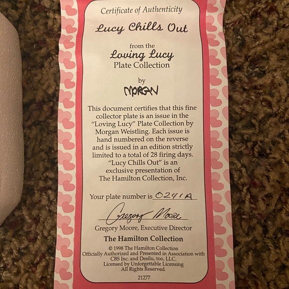 Hamilton Collection Plate - Picture 3 of 3